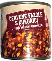 Mängden socker i Červené fazole s kukuřicí v rajčatové omáčce