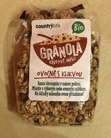 Mängden socker i Ovocná granola s klikvou