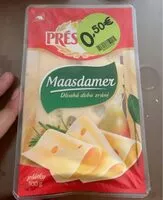 Mängden socker i Maasdamer
