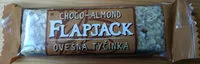 Mängden socker i Flapjack - ovesná tyčinka choco-almond