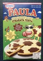 Mängden socker i Paula strakatý dort