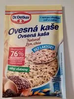 Mängden socker i Ovesná kaše Natural Len, chia