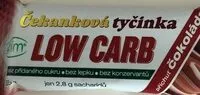 Mängden socker i čekanková tyčinka LOW CARB čokoládová