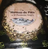 Mängden socker i Mousse de pato con pimienta negra