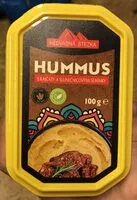 Mängden socker i Hummus s rajčaty a slunečnicovými semínky