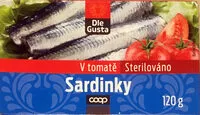 Mängden socker i Sardinky v tomatě