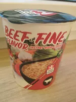 Mängden socker i Bref fine noodle