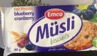 Mängden socker i Musli biscuits