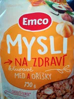 Mängden socker i Mysli na zdraví Med a oříšky
