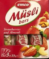 Mängden socker i Müsli bars