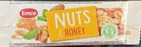 Mängden socker i Emco: nuts & honey