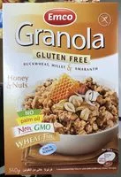 Mängden socker i Granola honey & nuts
