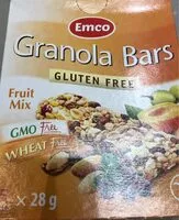 Mängden socker i Granola bars fruit mix