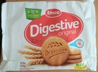 Mängden socker i Emco Digestive Original