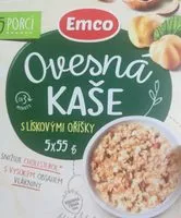 Mängden socker i Ovesná kaše s lískovými oříšky