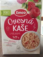 Mängden socker i Ovesná kaše s malinami