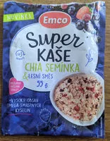 Mängden socker i Super Kaše Chia Semínka & Lesní směs 55 g