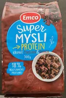 Mängden socker i Super MYSLI čokoláda a quinoa