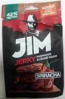 Mängden socker i prémiové sušené maso sriracha