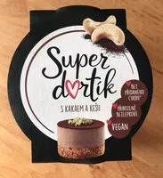 Mängden socker i Nepečený super dortík s kakaem a kešu oříšky