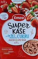 Mängden socker i Super kaše jahody a smetana