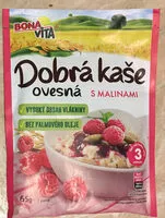 Mängden socker i Dobrá kaše ovesná s malinami
