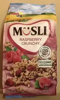 Mängden socker i Zapékané müsli s malinami a příchutěmi vanilky