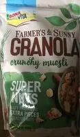 Mängden socker i Granola super ořech