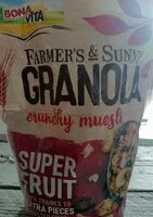 Mängden socker i Farmer's & Sunny Granola crunchy muesli