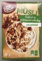 Mängden socker i Müsli lískové a pekanové ořechy