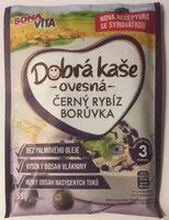 Mängden socker i Dobrá kaše ovesná černý rybíz borůvka