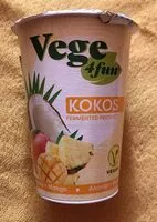 Mängden socker i Fermentovaný kokosový výrobek, Ananas + mango