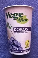 Mängden socker i Fermentovaný kokosový výrobek, borůvka