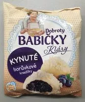 Mängden socker i Kynuté borůvkové knedlíky