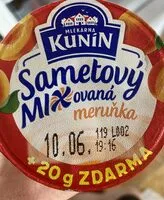 Mängden socker i Sametový mix meruňka