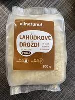 Mängden socker i Lahůdkové droždí neaktivní