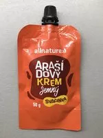 Mängden socker i Arašídový krém jemný