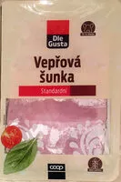 Mängden socker i Vepřová šunka standardní