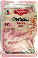 Mängden socker i Anglická slanina shaved