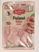 Mängden socker i Pečená šunka shaved