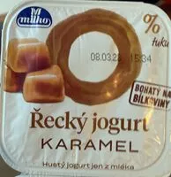Mängden socker i Řecký jogurt karamel