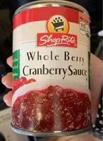 Mängden socker i Whole berry cranberry sauce