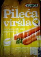 Mängden socker i Yuhor pileća viršla