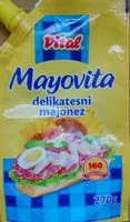 Mängden socker i Mayovita