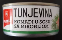 Mängden socker i Tunjevina komadi u sosu sa mirođijom
