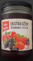 Mängden socker i Ekstra džem šumsko voće