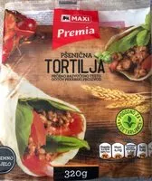 Mängden socker i Pšenična tortilja
