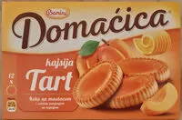 Mängden socker i Domaćica kajsija tart