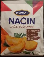Mängden socker i Način začin za krompir