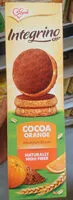 Mängden socker i Integrino cocoa orange wholegrain biscuits
